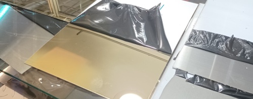 Лист нитрид титана 0,4х1000х2000 AISI 430 зеркало глянец