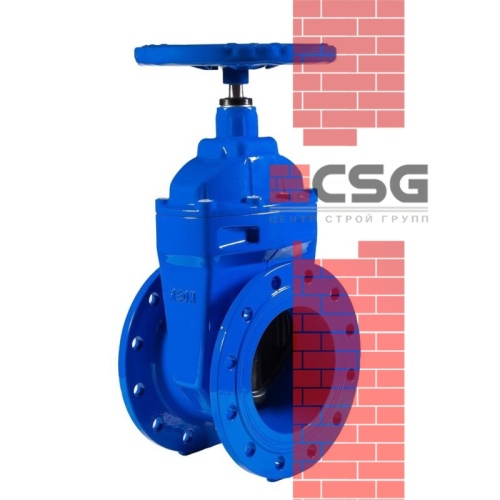 Задвижка чугунная тип МЗВ 30ч39р Ду250 Ру10/16 гайка чугун, шток сталь Китай, DN 250