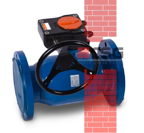 Кран шаровый стальной Ду300 Ру16 с редуктором фланцевый Temper 28320300, DN 300