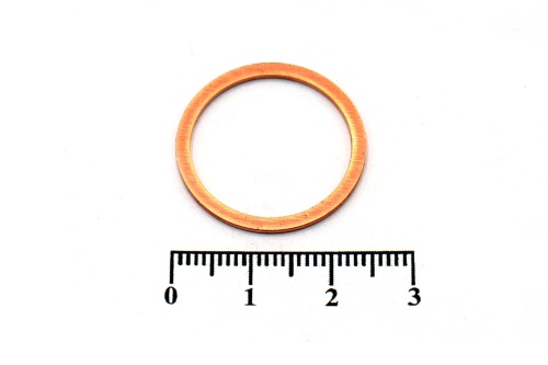 Шайба медная 20х24х1.0