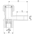 Головная часть седелки с фрезой d63x40 SDR11