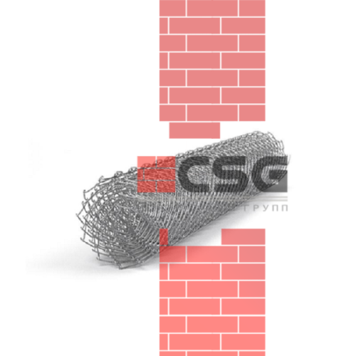 Сетка стальная плетеная 25х2, длина 1,5 м, толщина 2.00